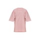 PRETTYLITTLETHING Light Pink Printed Oversized T-shirt