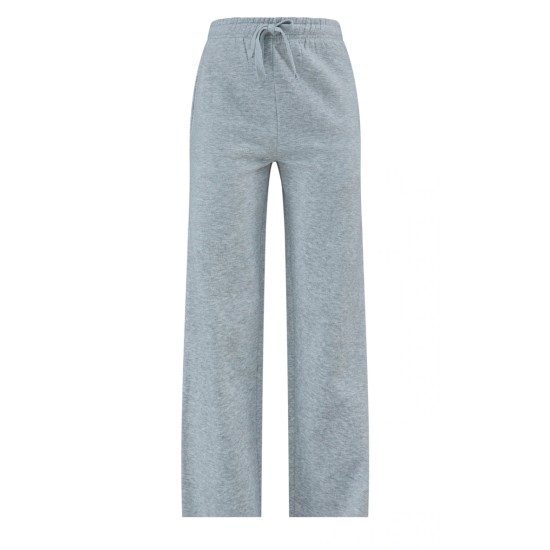 Ash Grey Wide Leg Oversized Sweatpants