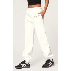 PRETTYLITTLETHING White Graphic Copyright Sweatpants