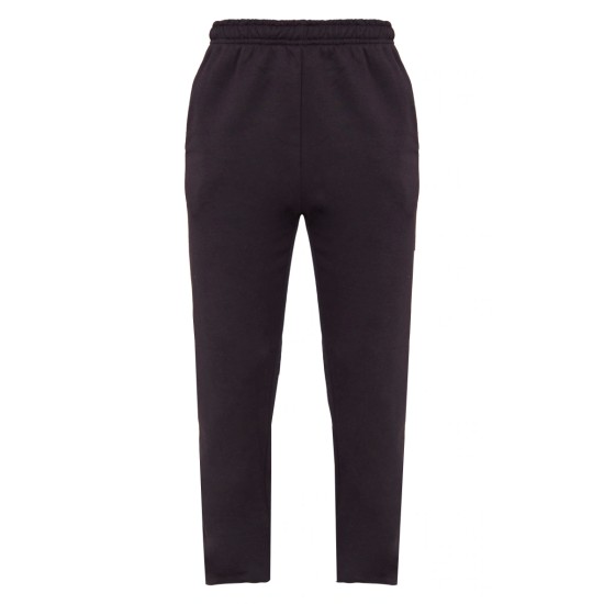 Black Sweat Cuffed High Waist Sweatpants