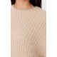 Taupe Eyelash Knit Super Oversized Sweater