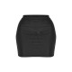 Shape Black Disco Sculpt Micro Mini Skirt