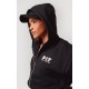 PRETTYLITTLETHING Black Elasticated Hem Zip Up Hoodie