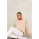 Sand Oversized Plain Fit Sweatshirt