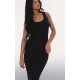 Basic Black Maxi Dress