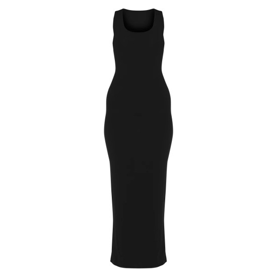 Basic Black Maxi Dress