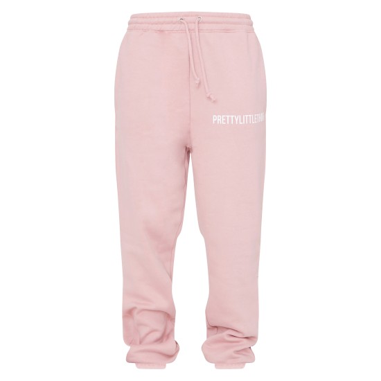 PRETTYLITTLETHING Light Pink High Waist Cuffed Sweatpants