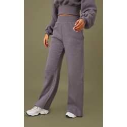 Tall Steel Blue High Waist Wide Leg Sweatpant